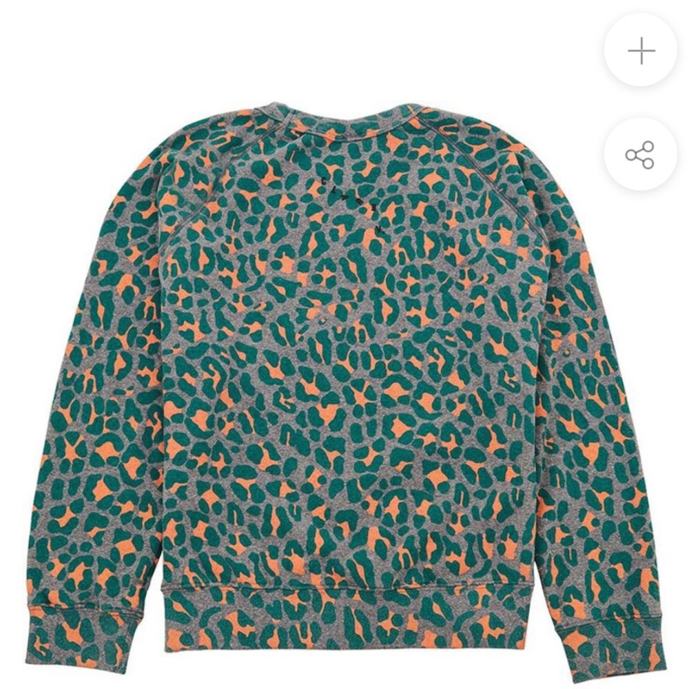 Clare Vivier Jaguar Leopard Crewneck Sweatshirts - Picture 2 of 6